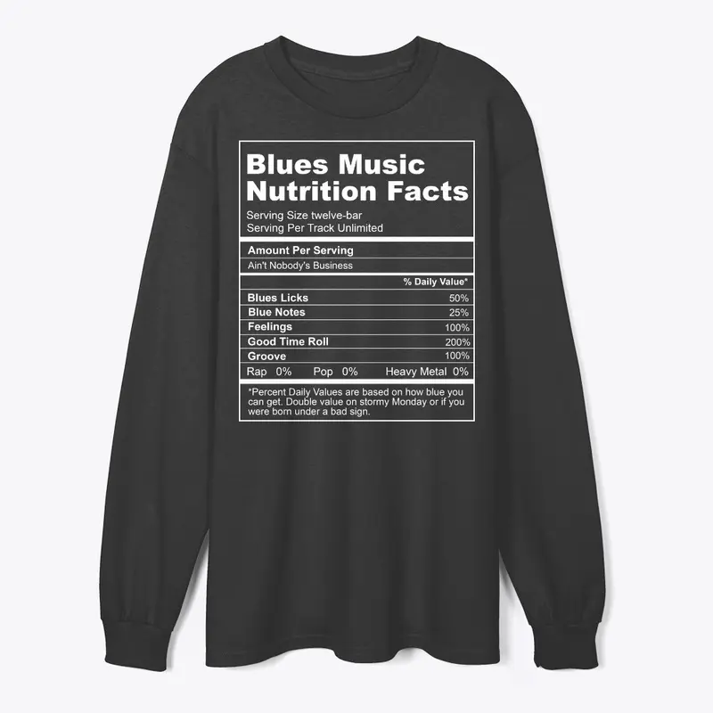 Blues Music Nutrition Facts