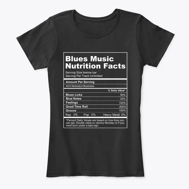 Blues Music Nutrition Facts