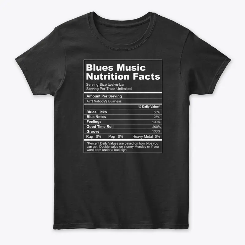 Blues Music Nutrition Facts